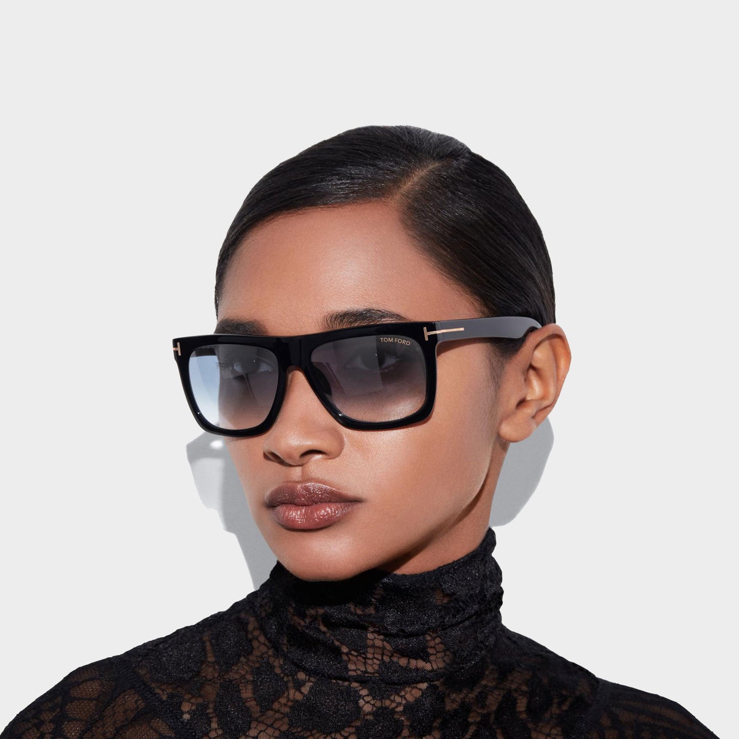 Unisex Tom Ford FT0513 Eyewear Square Optical Frame RG21101LB1