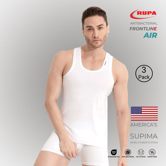 3 Pieces Rupa Antibacterial Frontline Air Vest VE21101_Qty03