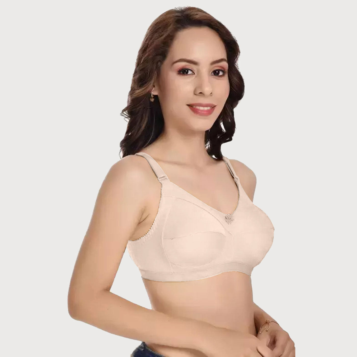 Guddi Genuine Indian Full Coverage Non Padded Bra- BR21132G