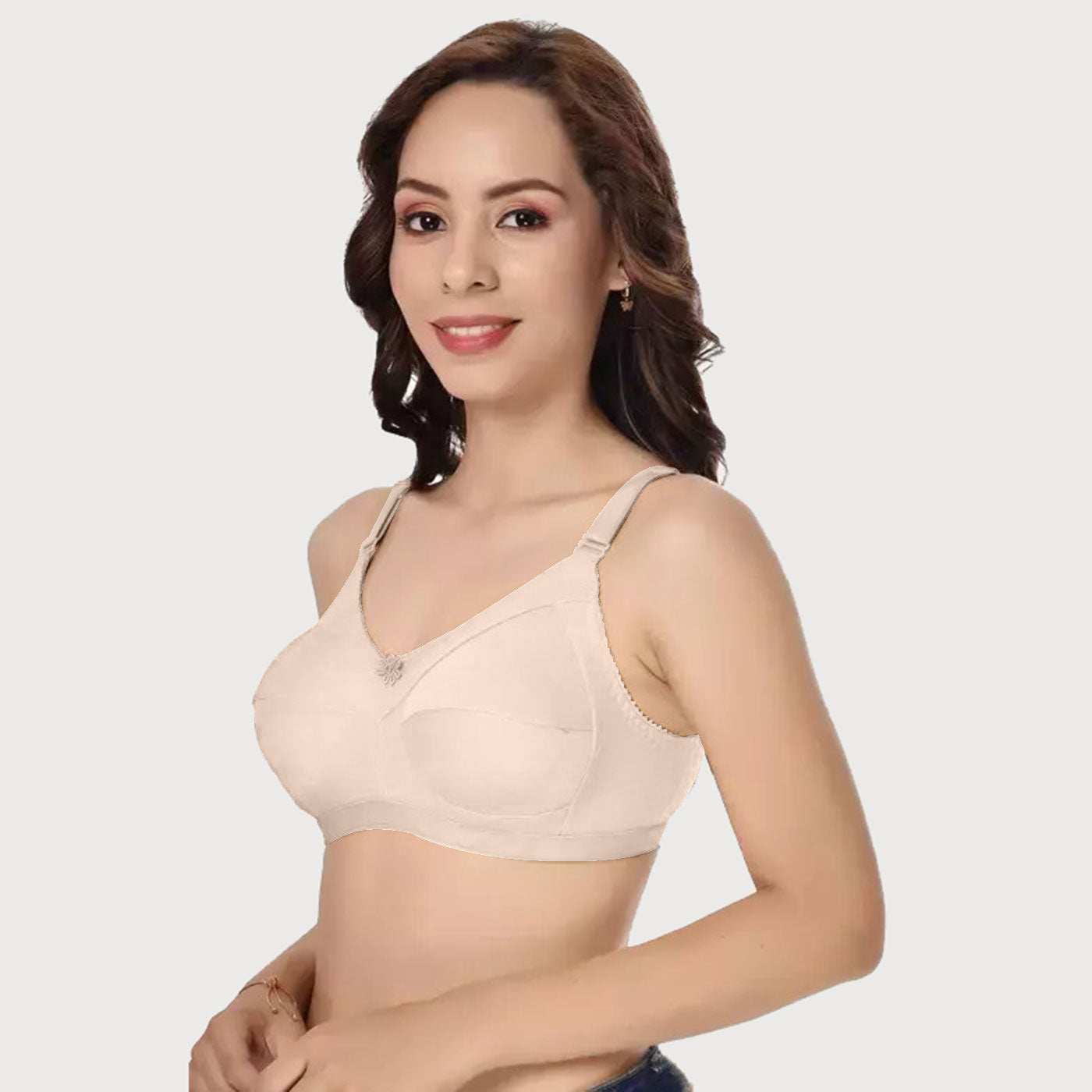 Guddi Genuine Indian Full Coverage Non Padded Bra- BR21132G