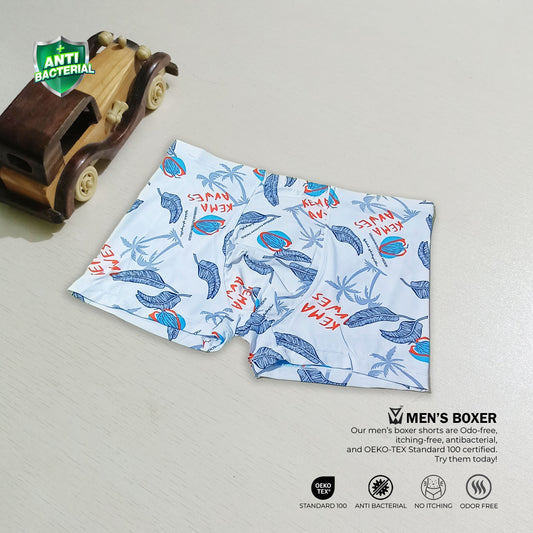 Ucart Men's Ice Silk Printed Underwear: Breathable, Quick-Drying -BO24002