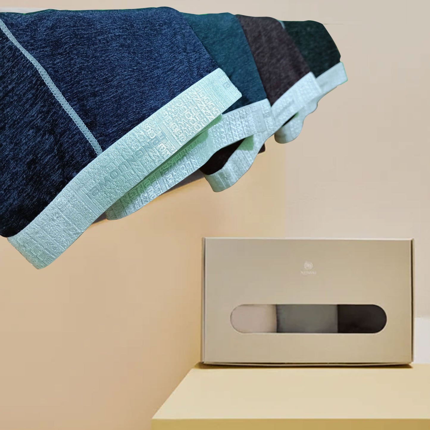 Pure Cotton Breathable Underwear for Men Solid Color universal -BO21105