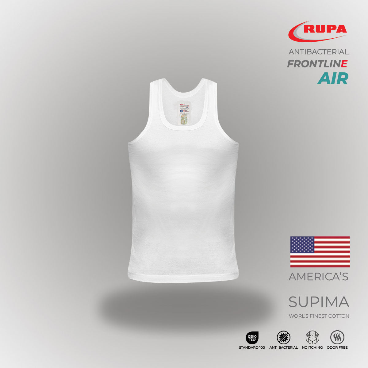 2 Pieces Rupa Antibacterial Frontline Air Vest VE21101_Qty02