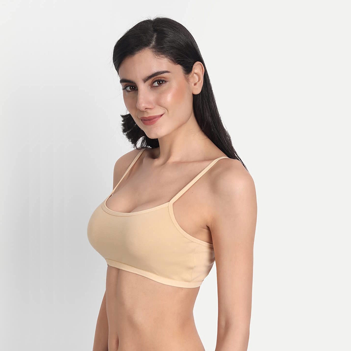 3 Pieces combo offer Comfortable and Stylish  Cotton T-shirt Bra for Trendy Teen Girls  BR21103 Qtu 03