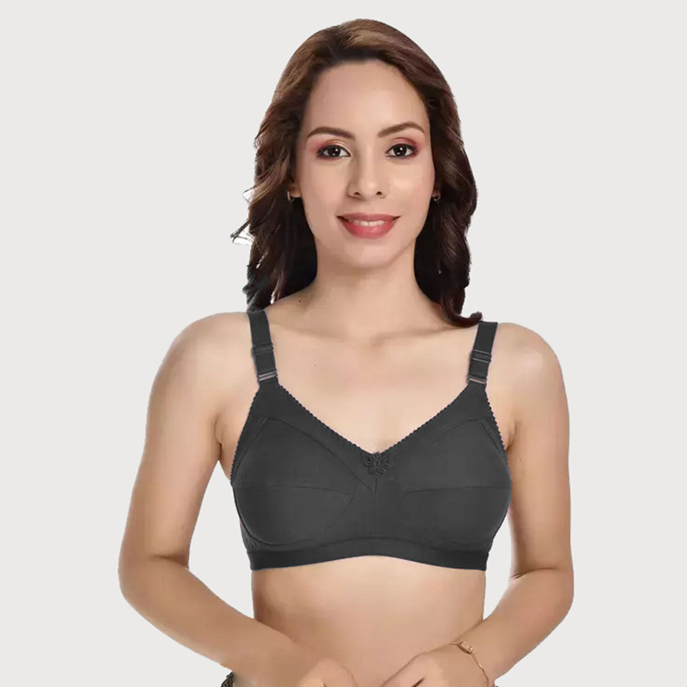 Guddi Genuine Indian Full Coverage Non Padded Bra- BR21132G