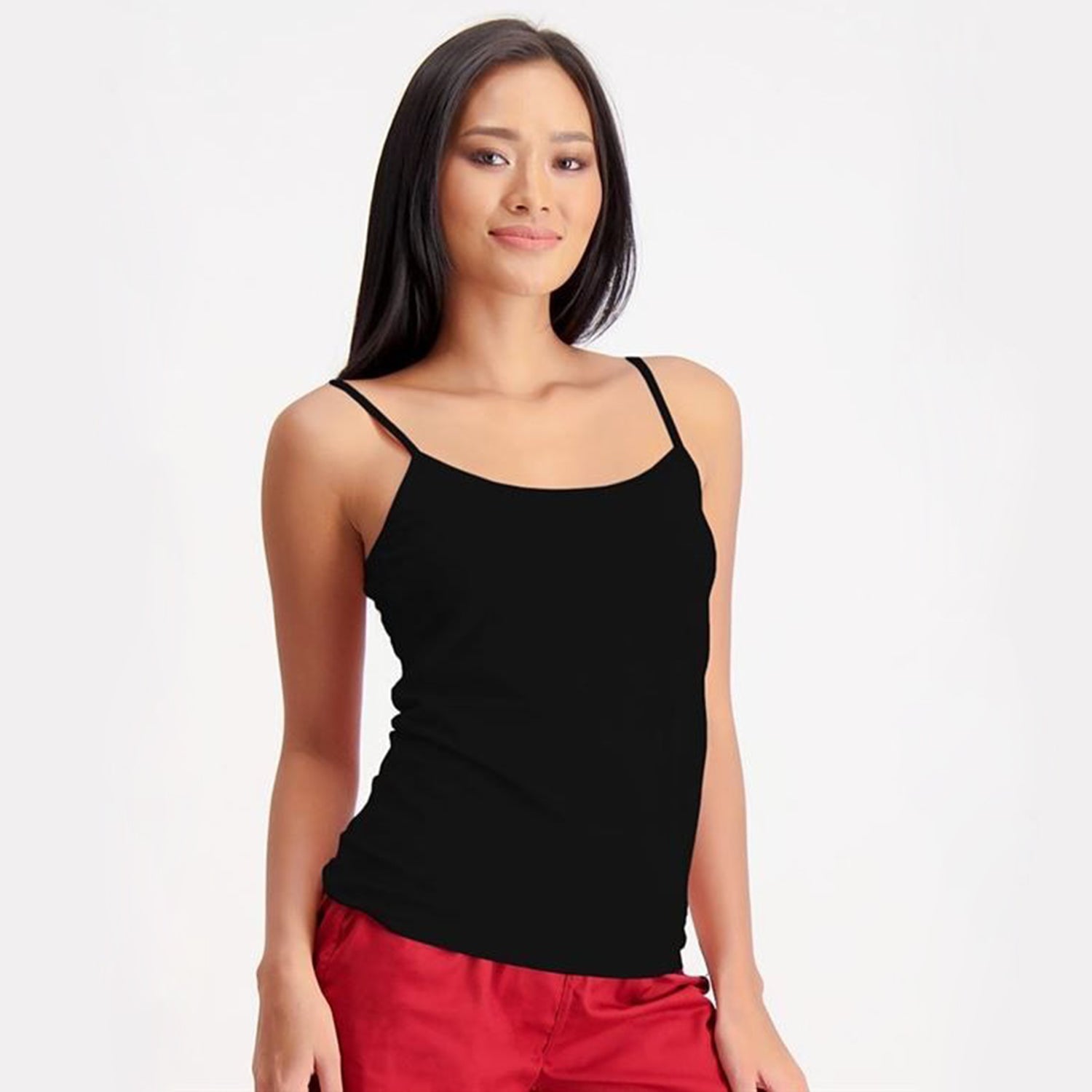 Essential Cotton Tank Top for Women Black TA21101 – LeeWear