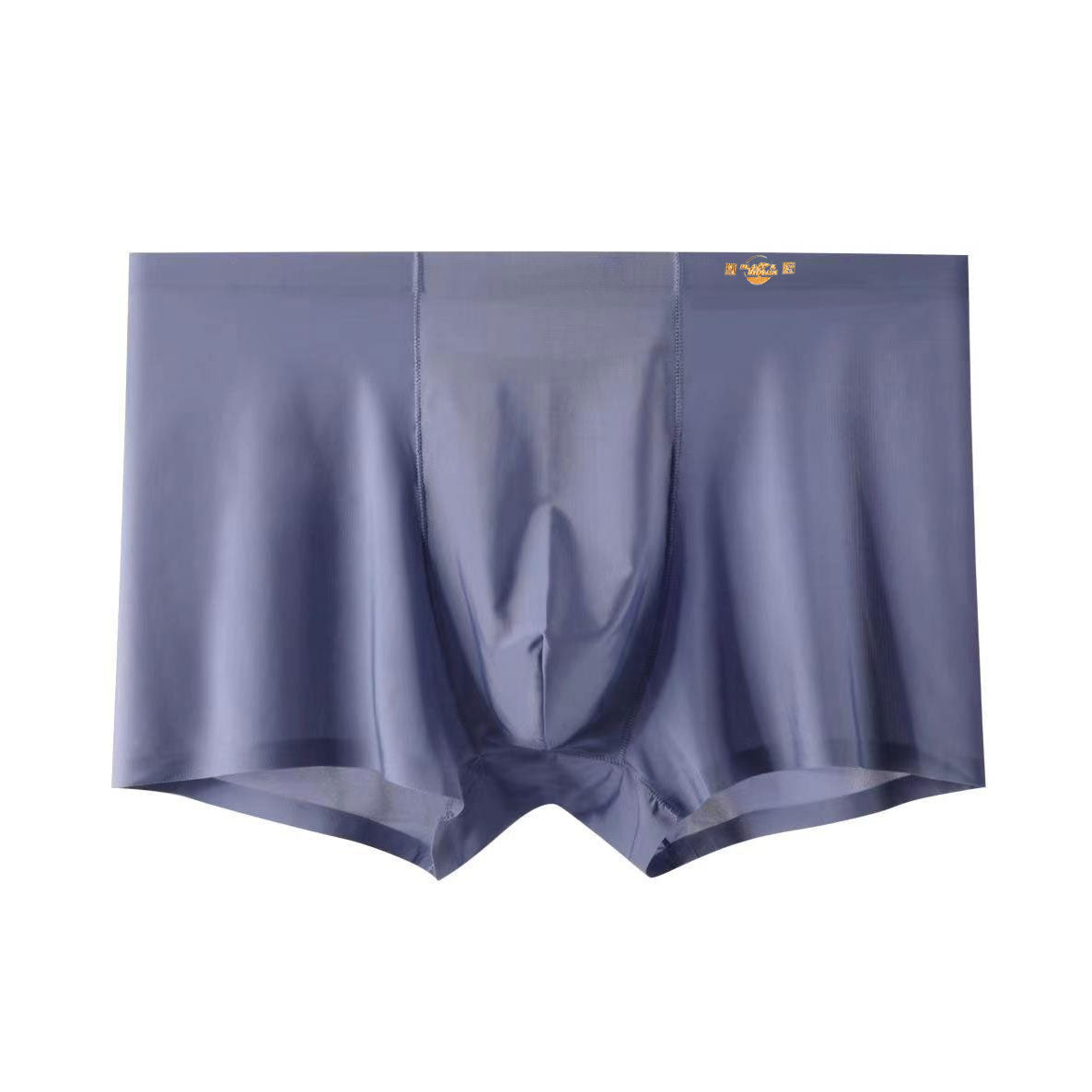 Men Ultra Thin Breathable Underwear Solid Color Magenta-BO23101