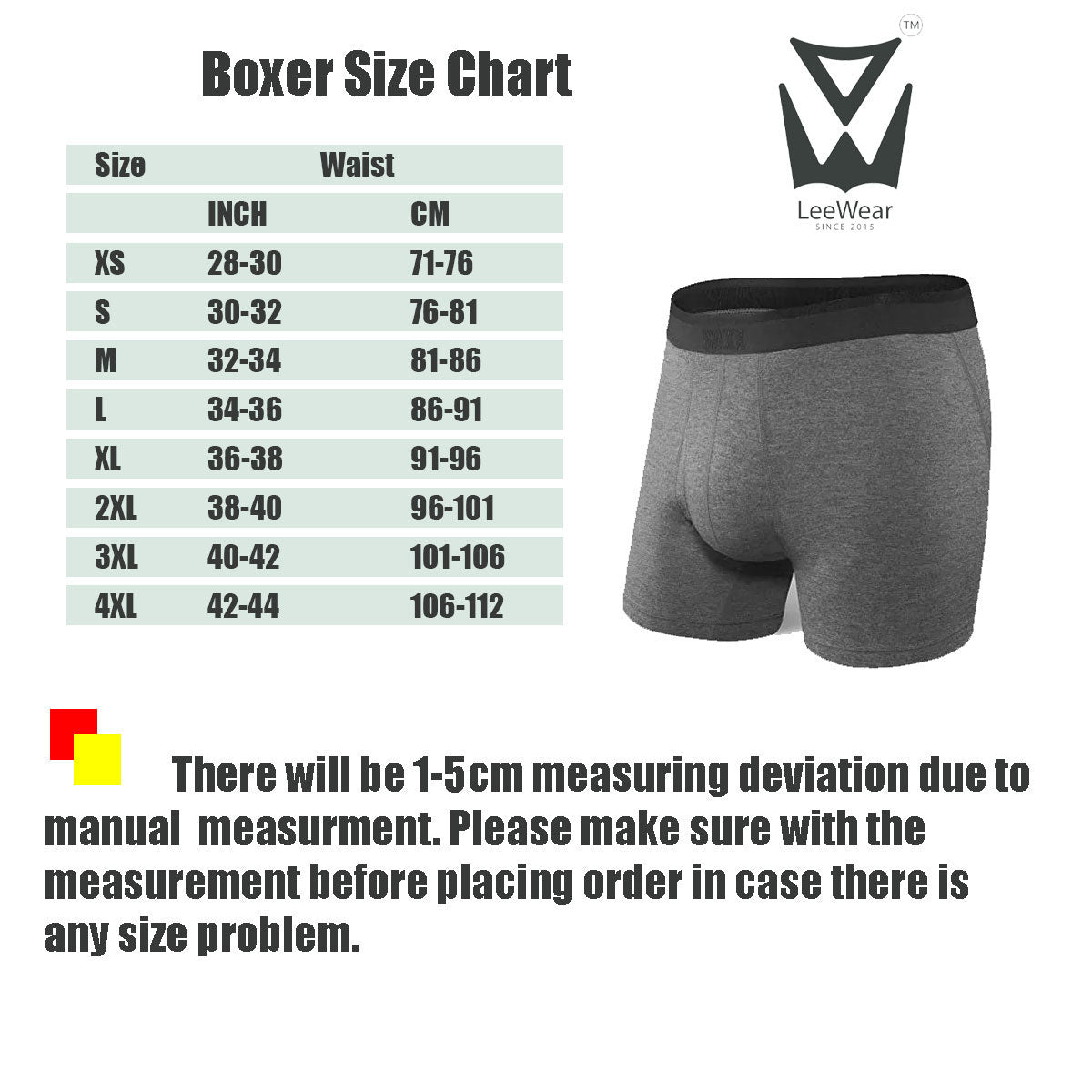 Pure Cotton Breathable Underwear for Men Solid Color universal -BO21105