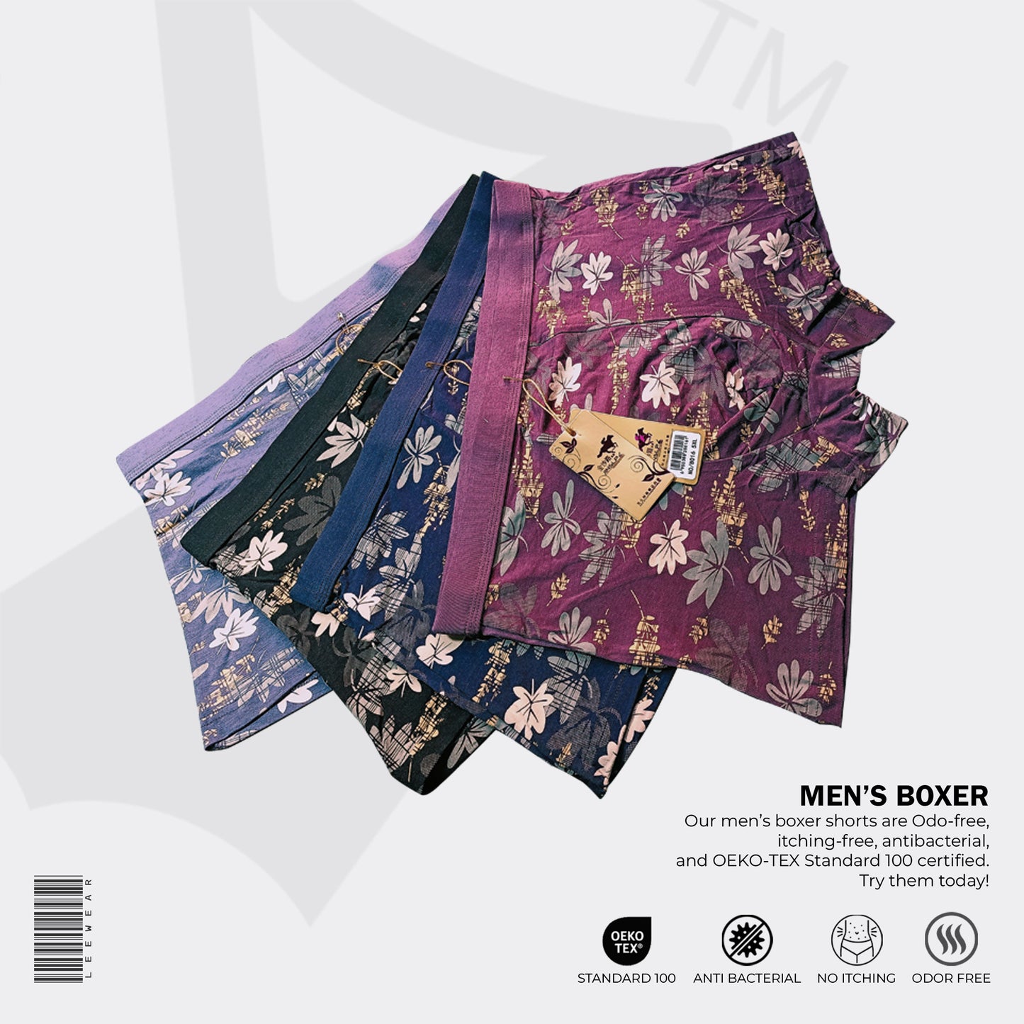 5XL Oversize Breathable Men Brief Underwear Multicolor -BO21118_3