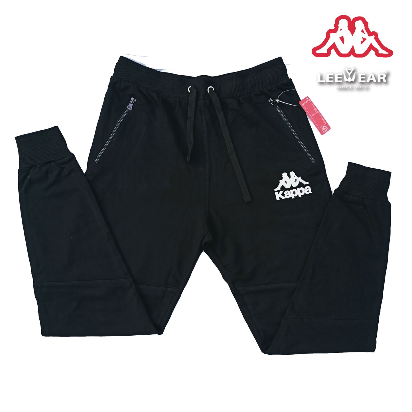 Kappa Jogger Men's Sweats Pants - Comfortable and Stylish Athletic Wear Black JO21101