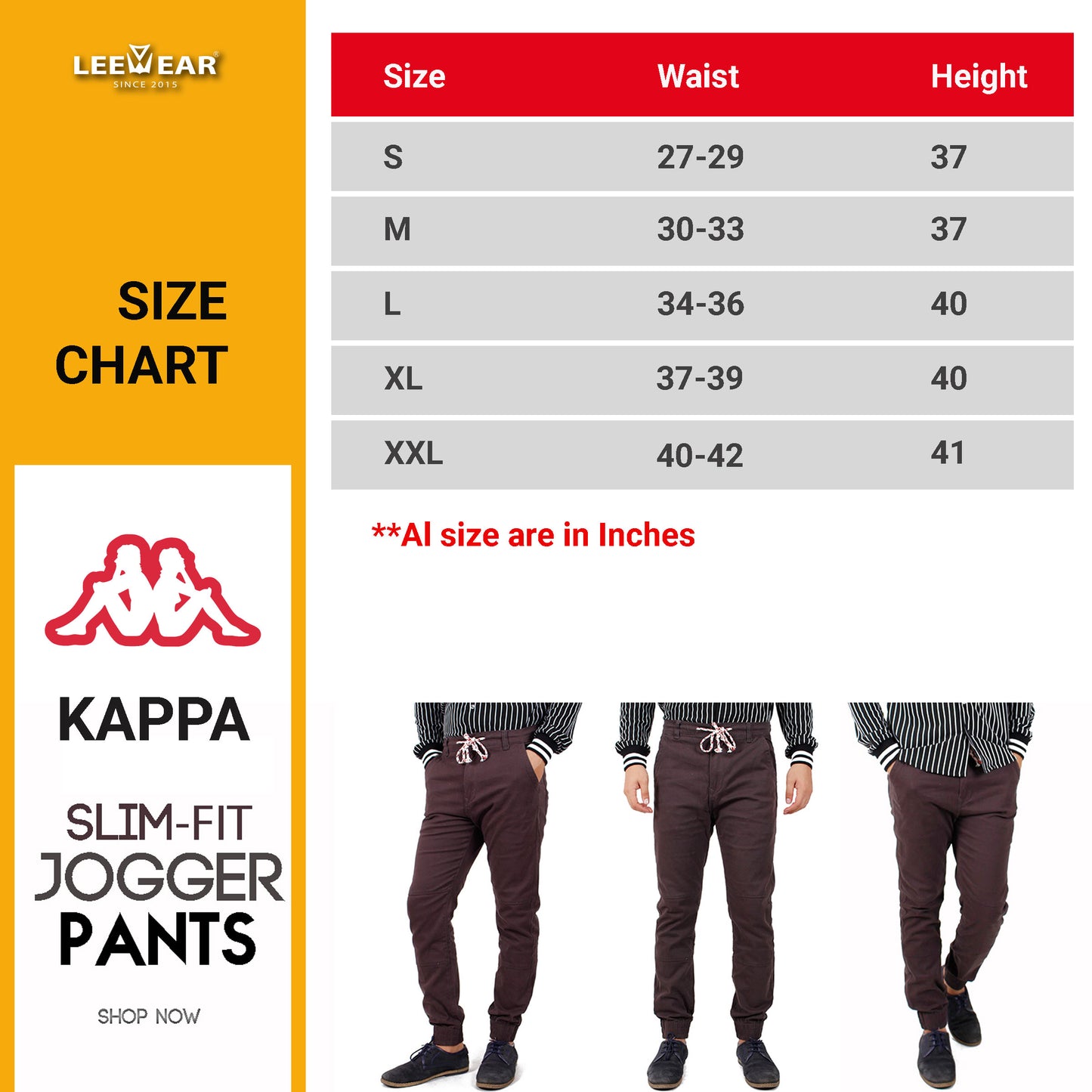 Kappa Jogger Men's Sweats Pants - Comfortable and Stylish Athletic Wear Black JO21101
