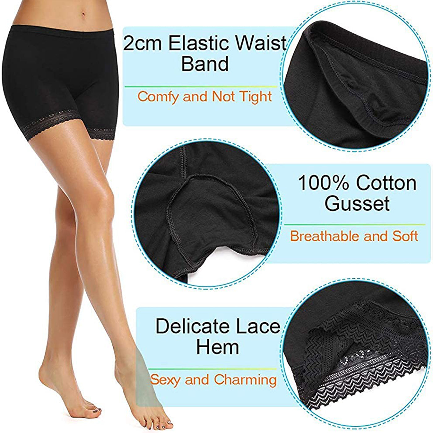 Seamless Smooth Ice Silk Boyshort PA22106 Qty01