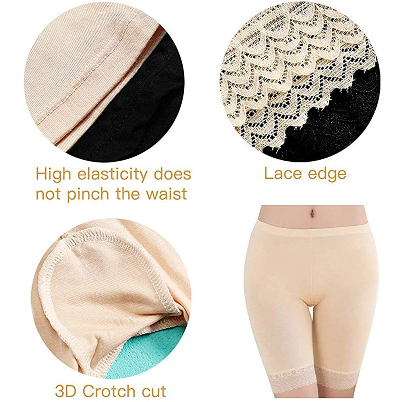 Seamless Smooth Ice Silk Boyshort PA22106 Qty01