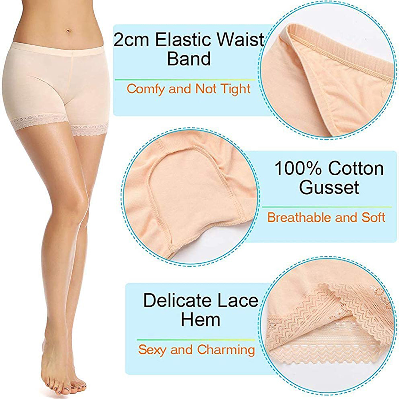 Seamless Smooth Ice Silk Boyshort PA22106 Qty01