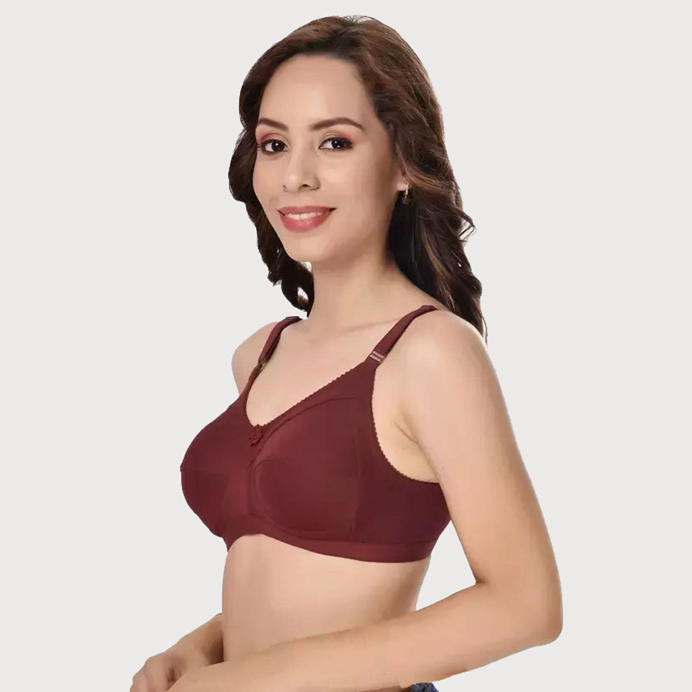 Guddi Genuine Indian Full Coverage Non Padded Bra- BR21132G
