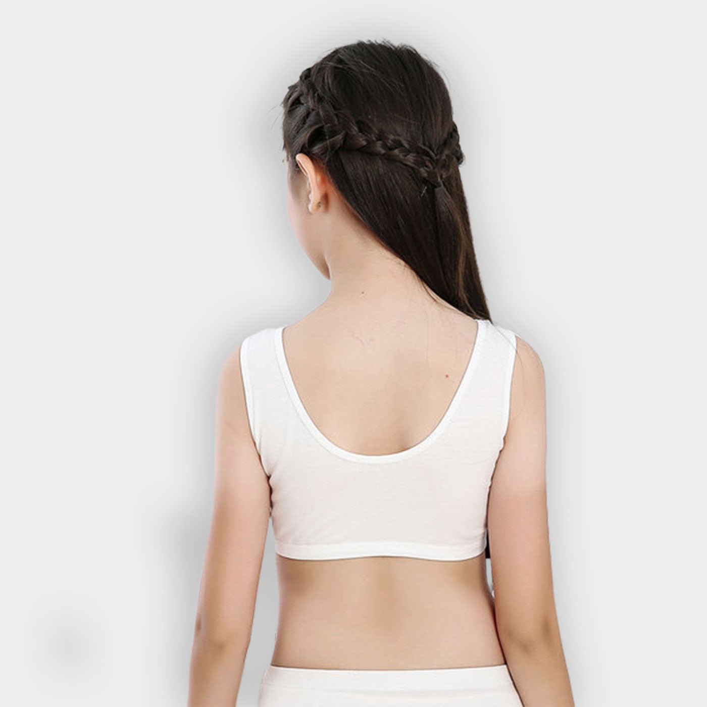 Kids Girls Cotton Underwear Padded Bra Vest Sports for Everyday Bra BR22106