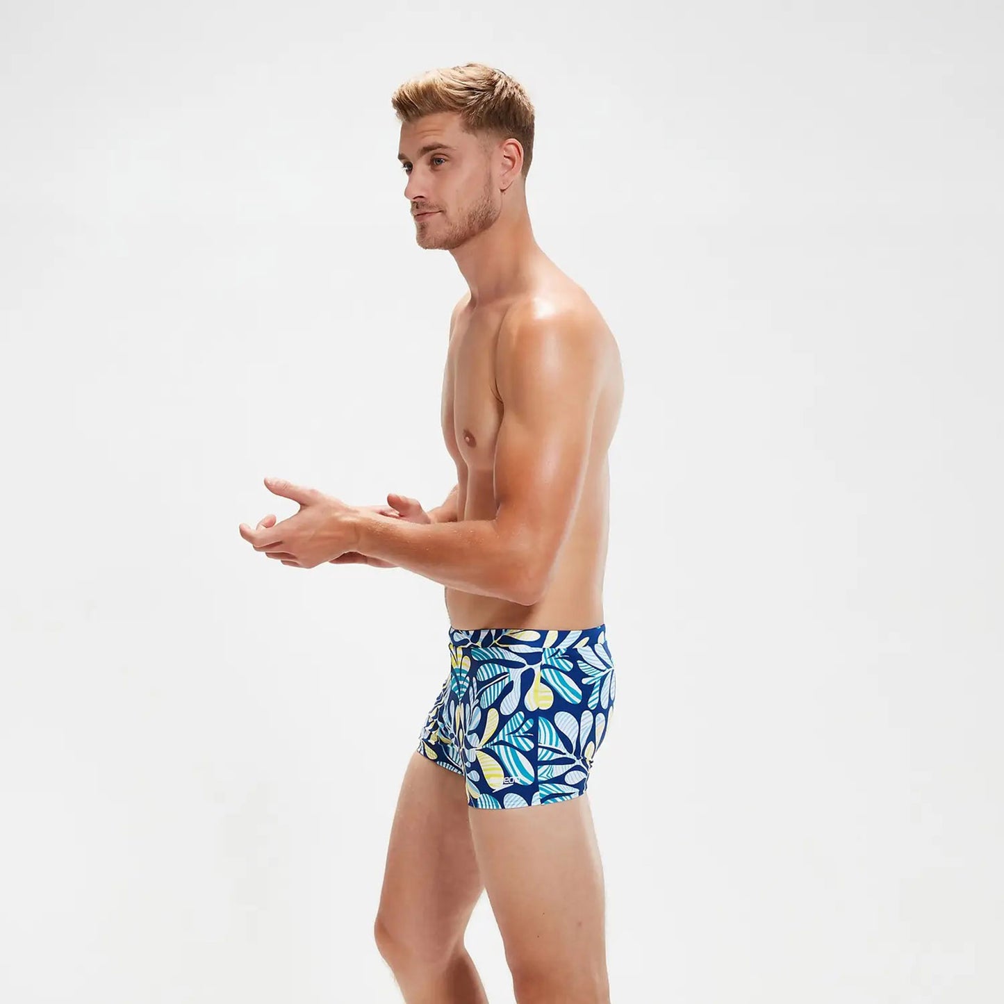 Ucart Men's Ice Silk Printed Underwear: Breathable, Quick-Drying -BO23102