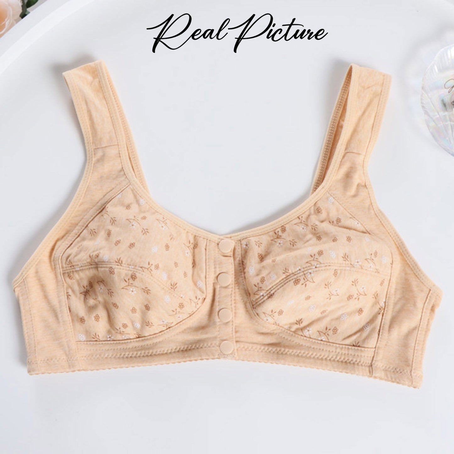 Front Closure Bralette Comfort Maternity Nursing Bra: BR23109