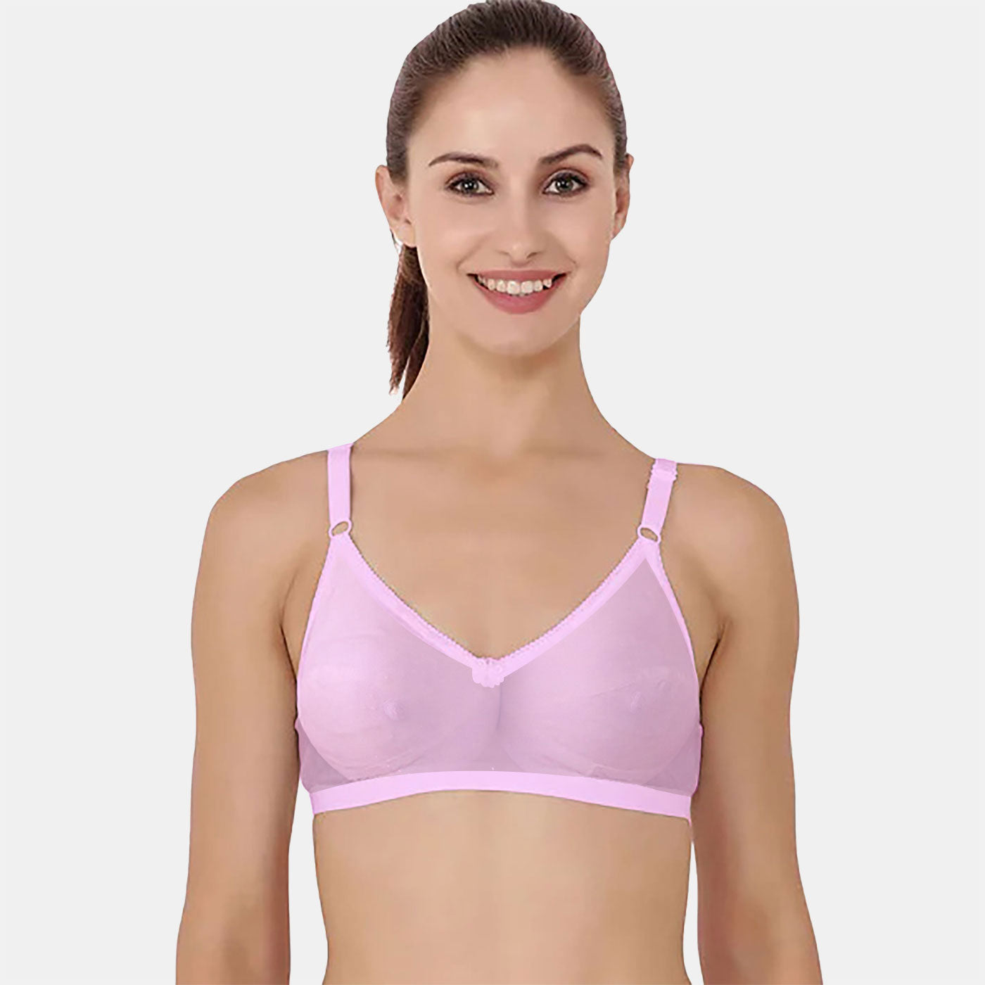 Like-Me Thin Cotton Voile Fabrics Bra BR21115-05