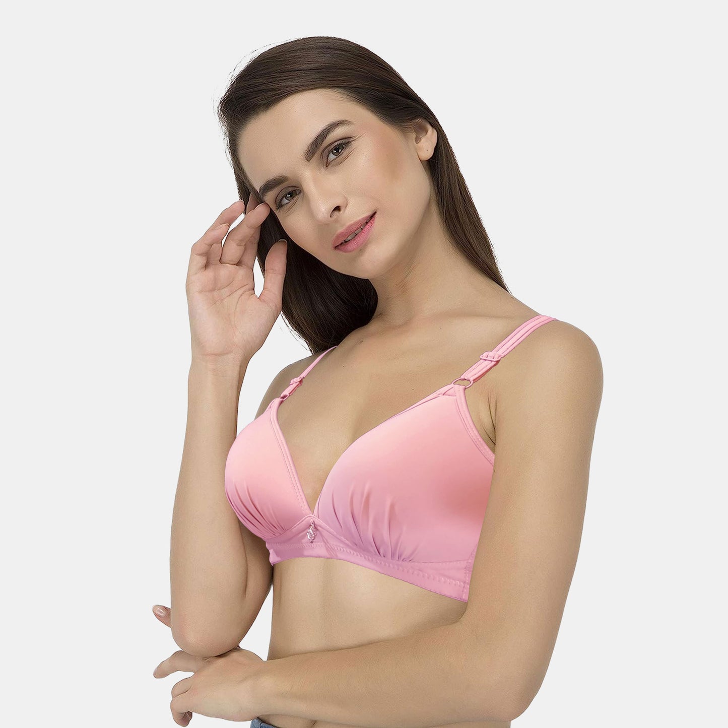Yidaili Comfort Fit Wire-Free Padded Bra - Supportive and Stylish Lingerie: BR21101