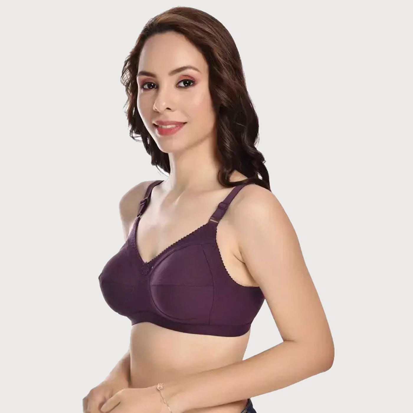 Guddi Genuine Indian Full Coverage Non Padded Bra- BR21132G
