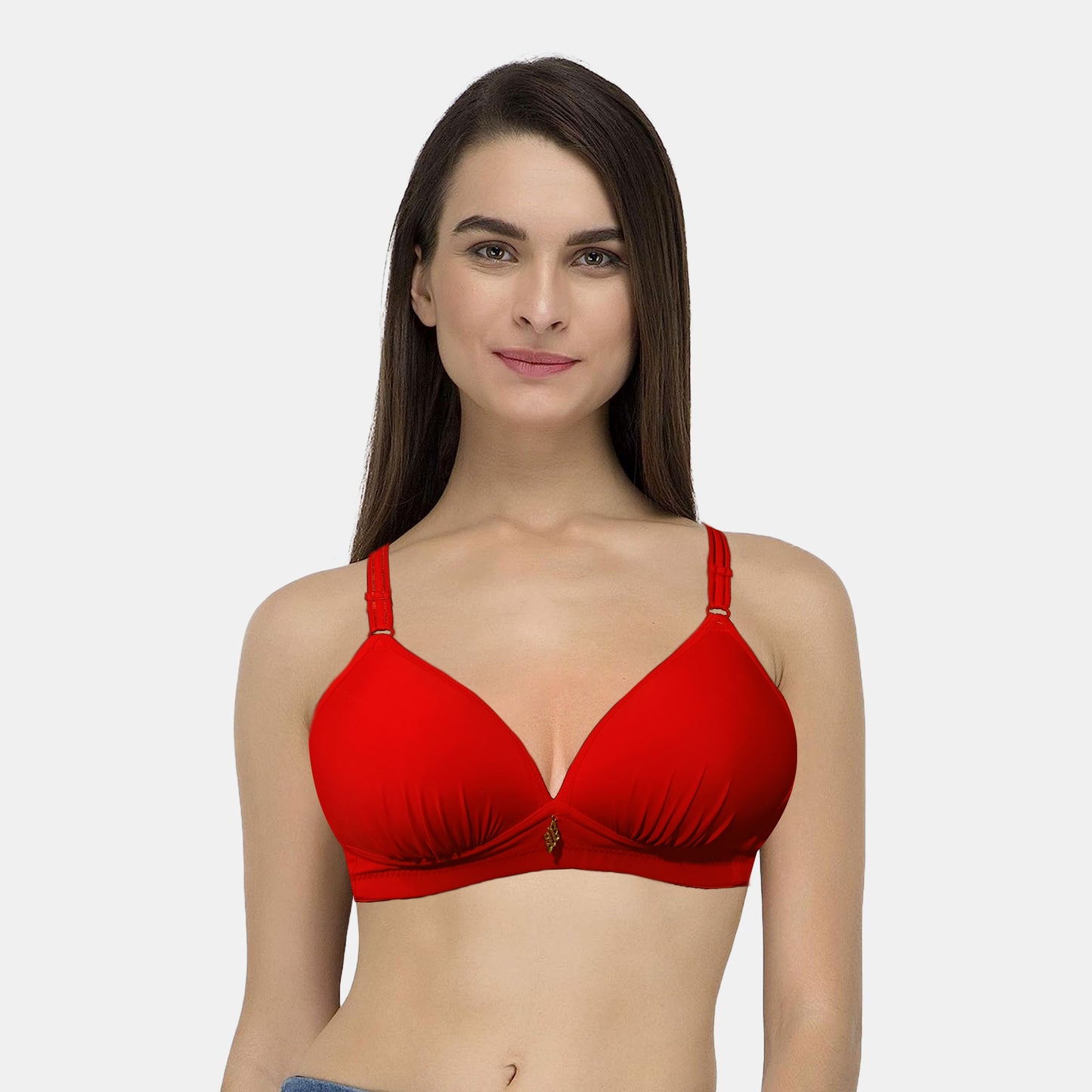 Yidaili Comfort Fit Wire-Free Padded Bra - Supportive and Stylish Lingerie: BR21101