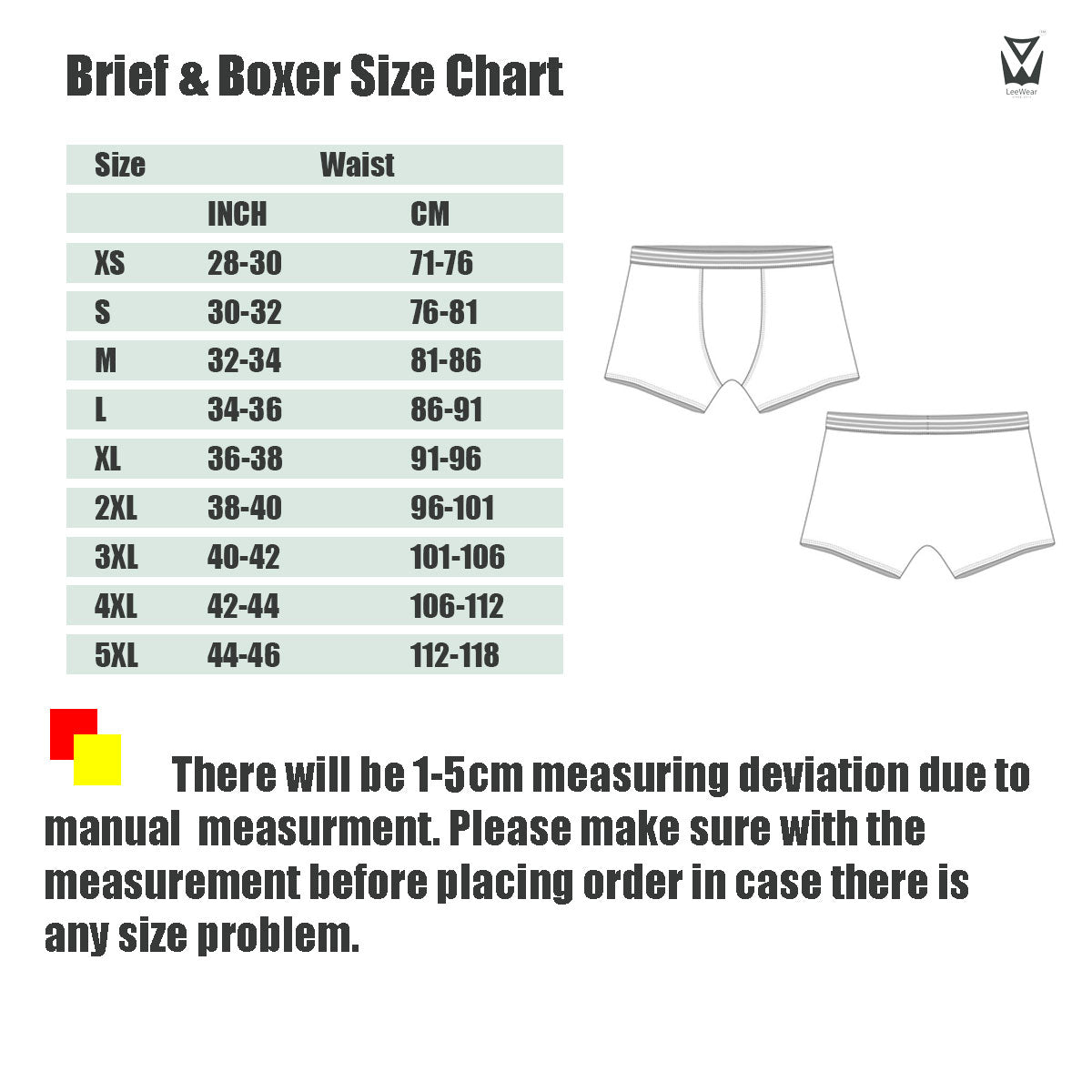 CYN 2Piecs Men's Underwear Boxer -BO23104_01