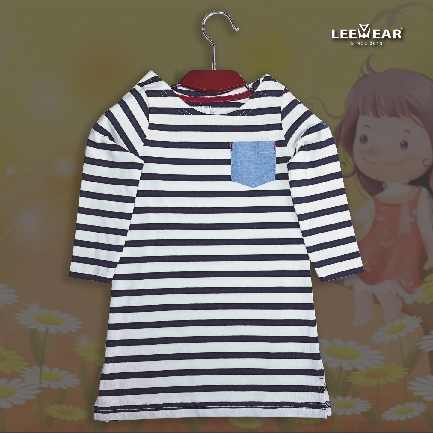 Girls Cozy Comfort Cotton Fabric Long Sleeve T-shirt SS21107