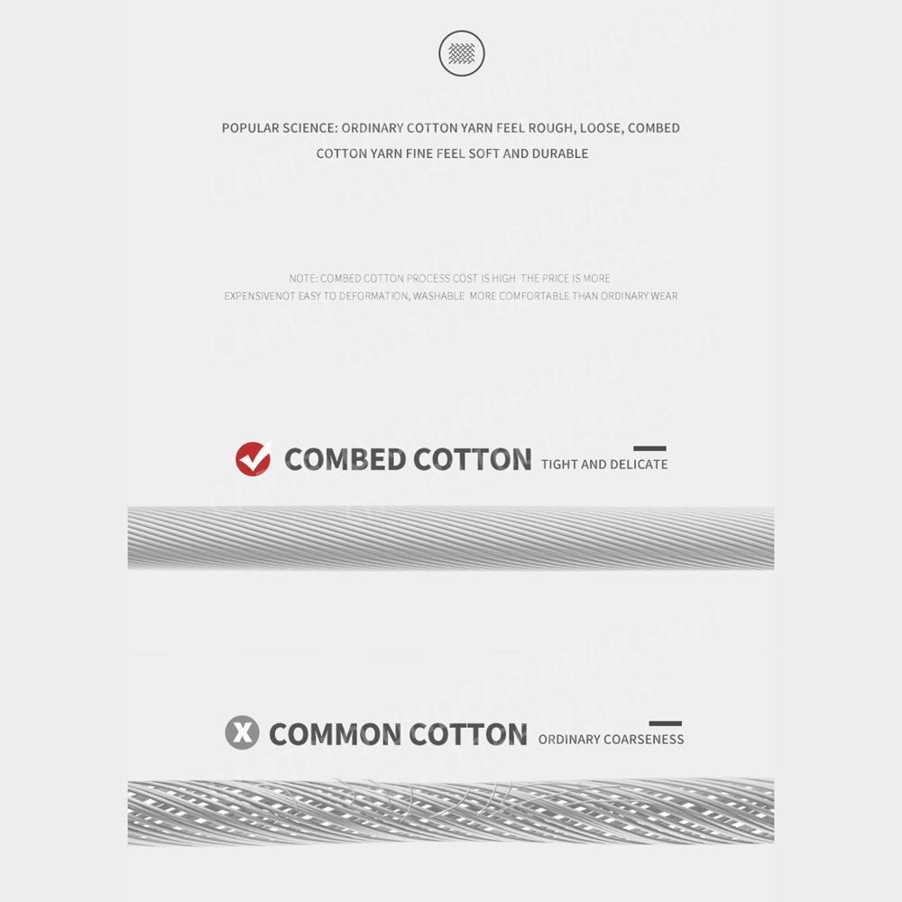 Ucart Men's Ice Silk Printed Underwear: Breathable, Quick-Drying -BO23102