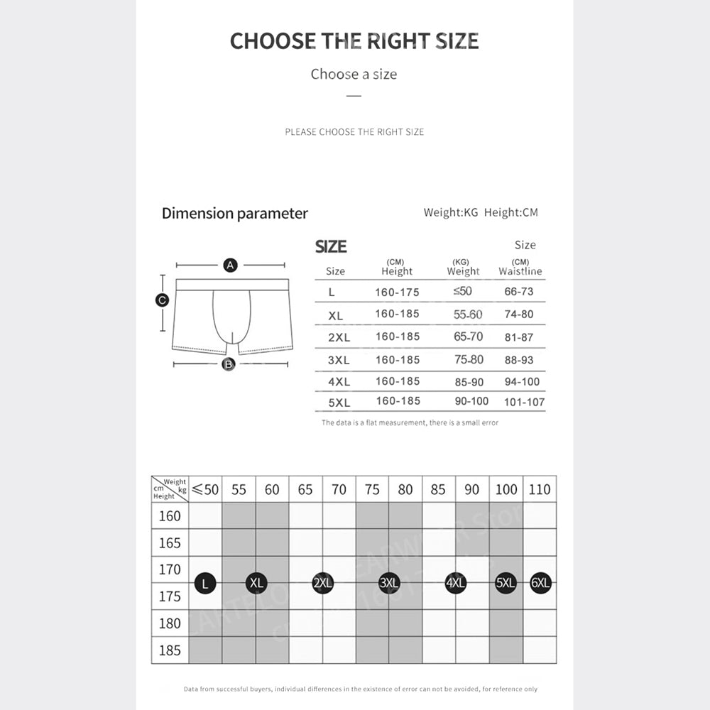 Ultra Thin Breathable Underwear for Men Solid Color -BO23101