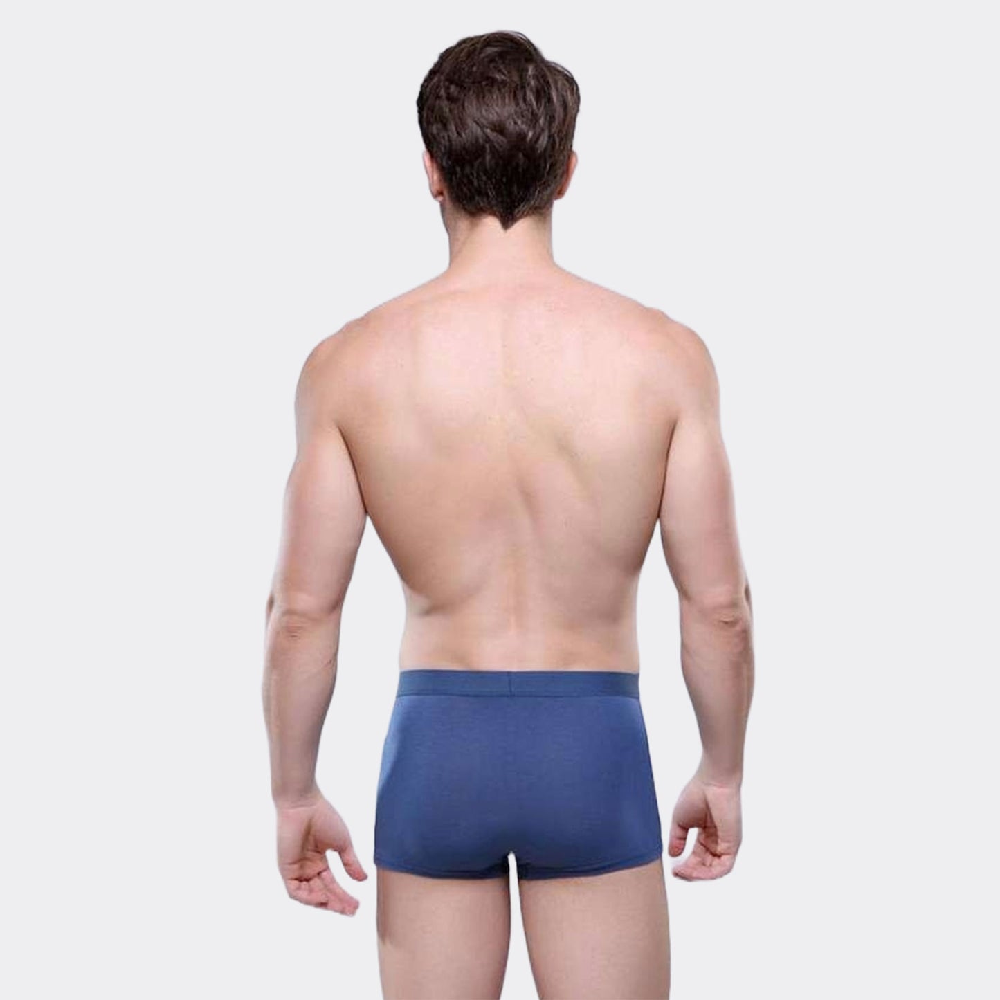 Cotton Breathable Underwear for Men Solid Multicolor -BO21113_2