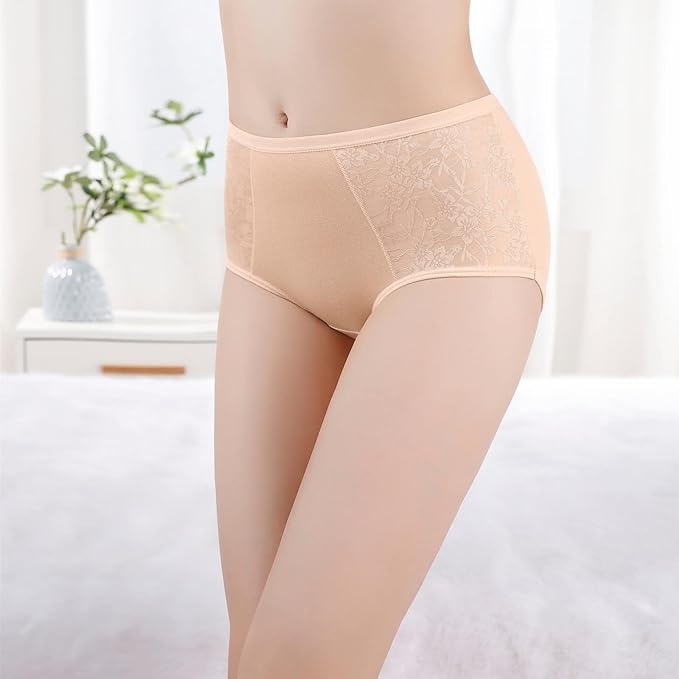 Thongs For Women, Sexy Sports No Show Seamless Middle Waisted Nightwear Cut Out Soild Color Comfy Lightweight Seamless Briefs PA24102