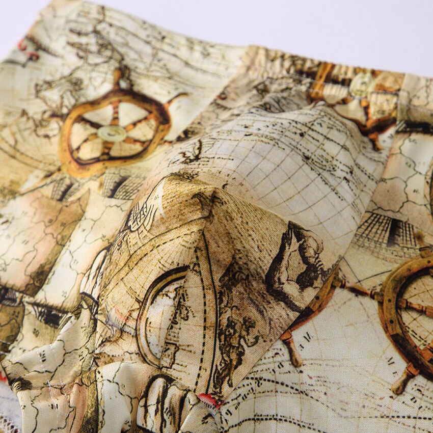 China Men's Printed Underwear Boxer -BO21120