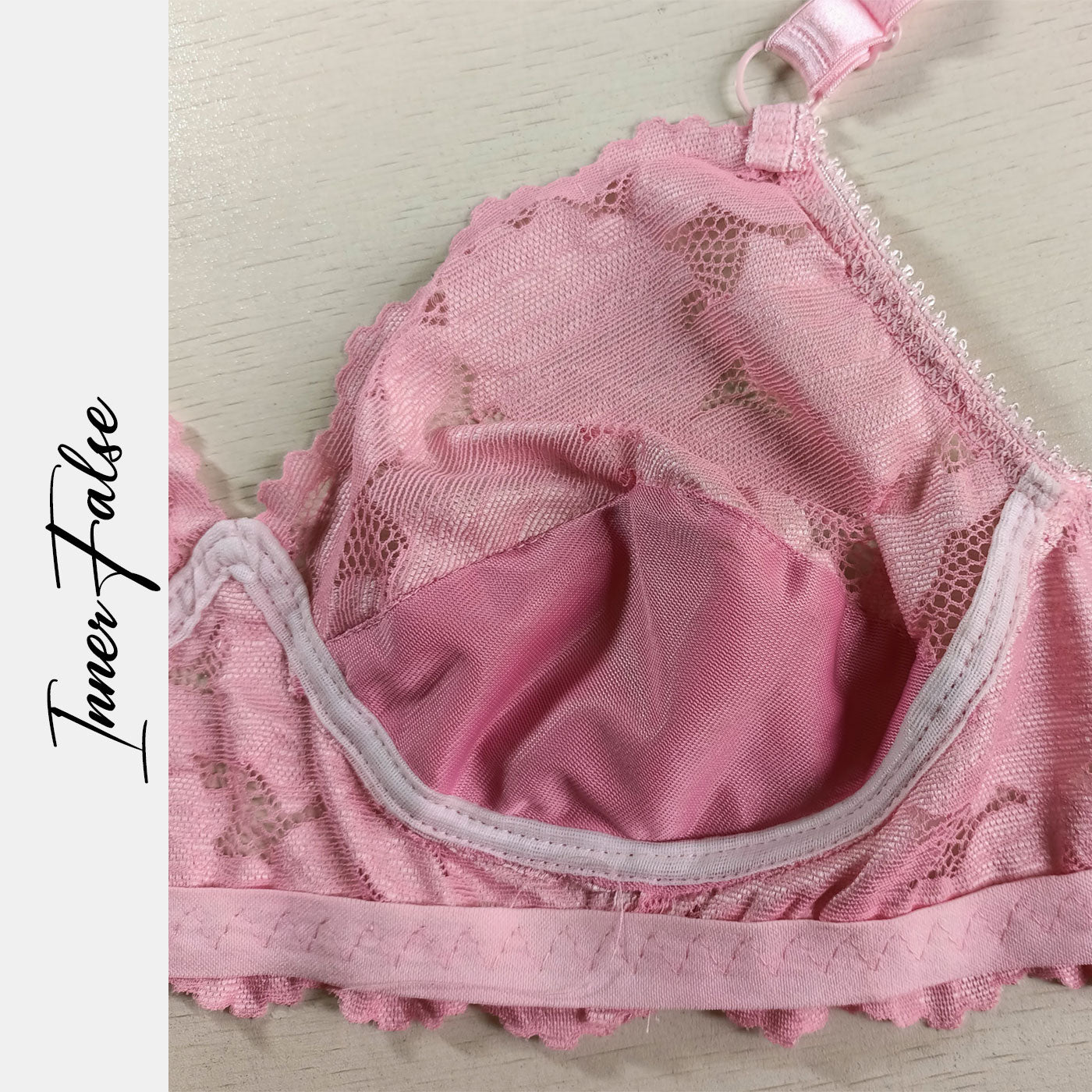 Juliet Maloti Lace Spandex Pad less Wire free Full coverage Bra BR21112