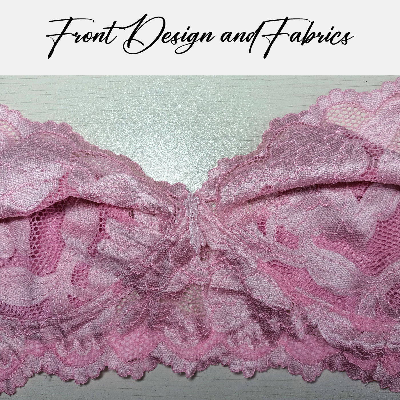 Juliet Maloti Lace Spandex Pad less Wire free Full coverage Bra BR21112