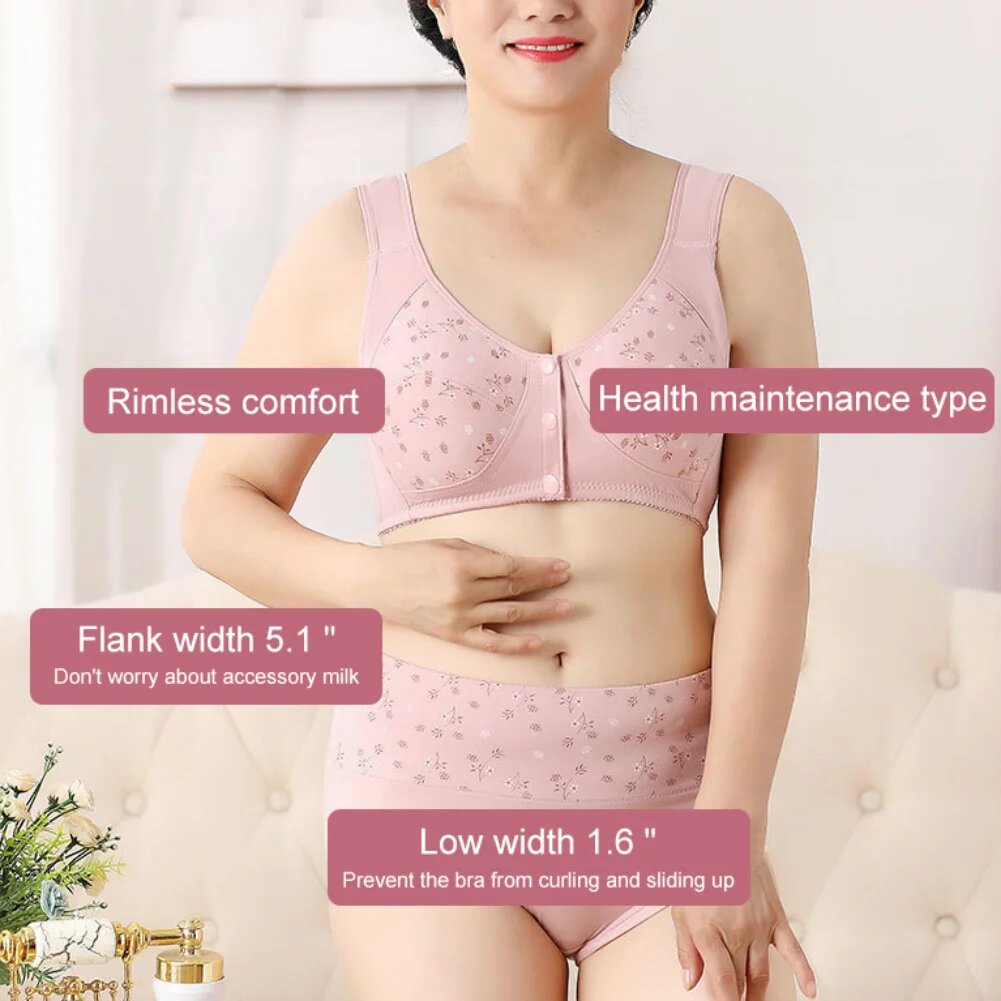 Front Closure Bralette Comfort Maternity Nursing Bra: BR23109