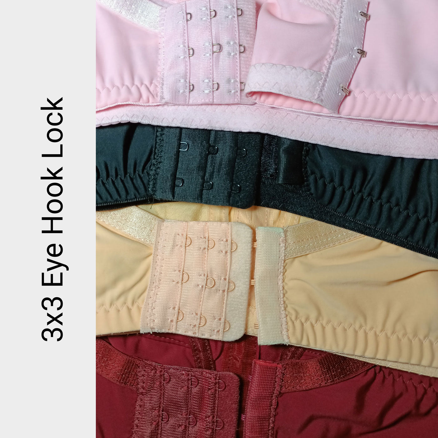 4 Pieces Everyday Falguni All Over Full Lace Wire free Bra BR23104 Qty04