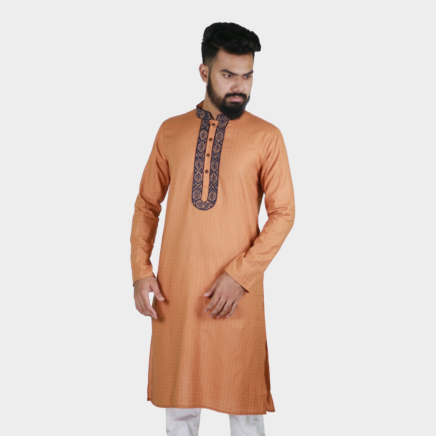 LeeWear's Linen Punjabi Kurta - Lightweight & Breathable Ethnic Wear PN21117