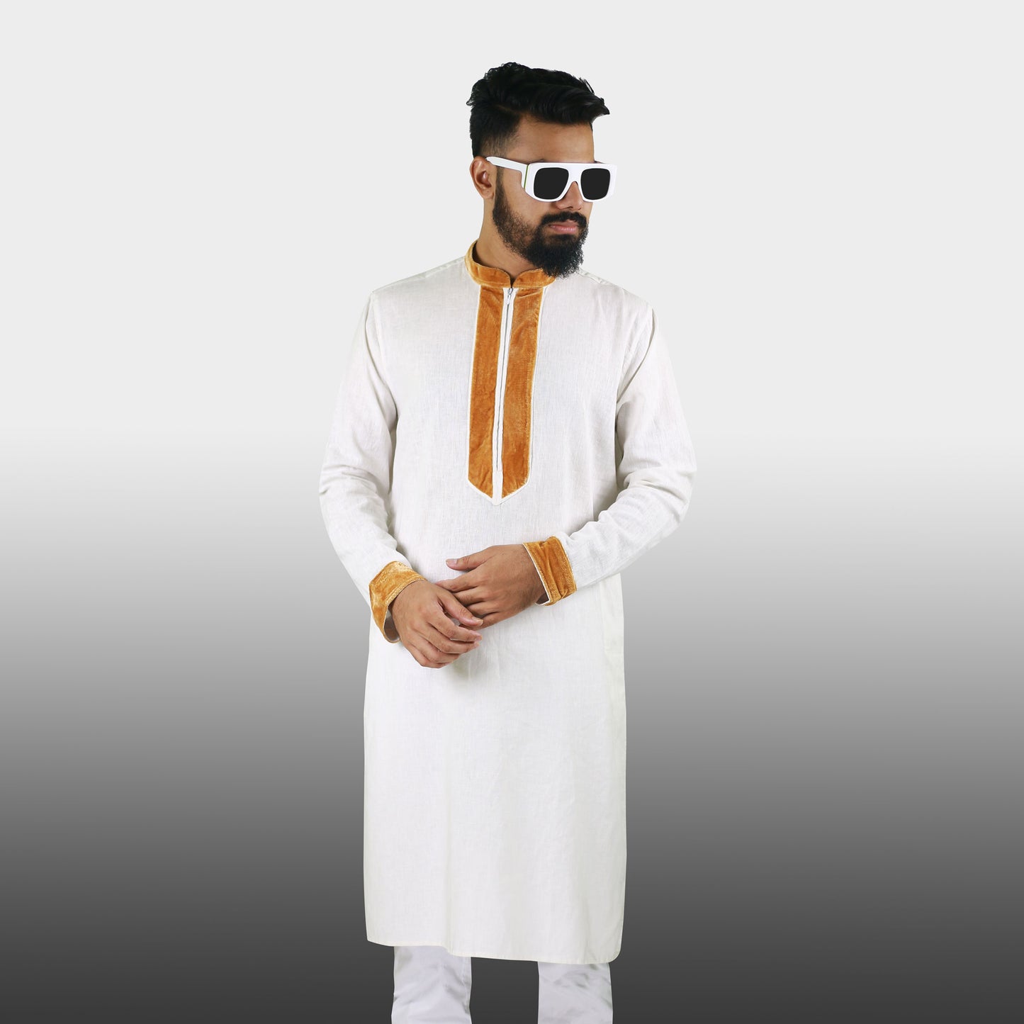 LeeWear Rimi Cotton Punjabi Kurta - Handmade, Lightweight & Breathable. PN21111