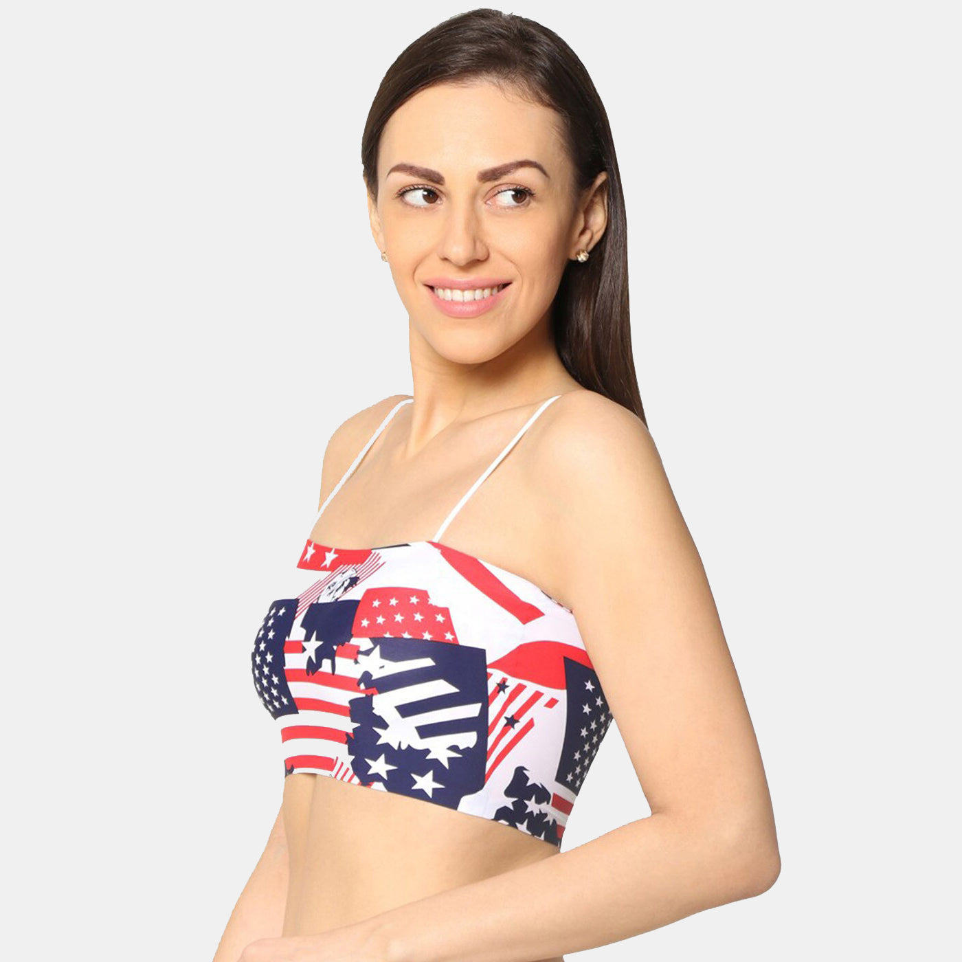American Flag Print Women's and Girls Comfortable Bra BR21118