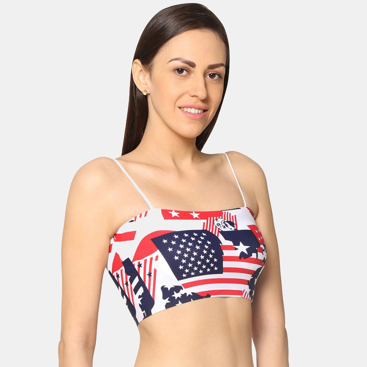American Flag Print Women's and Girls Comfortable Bra BR21118