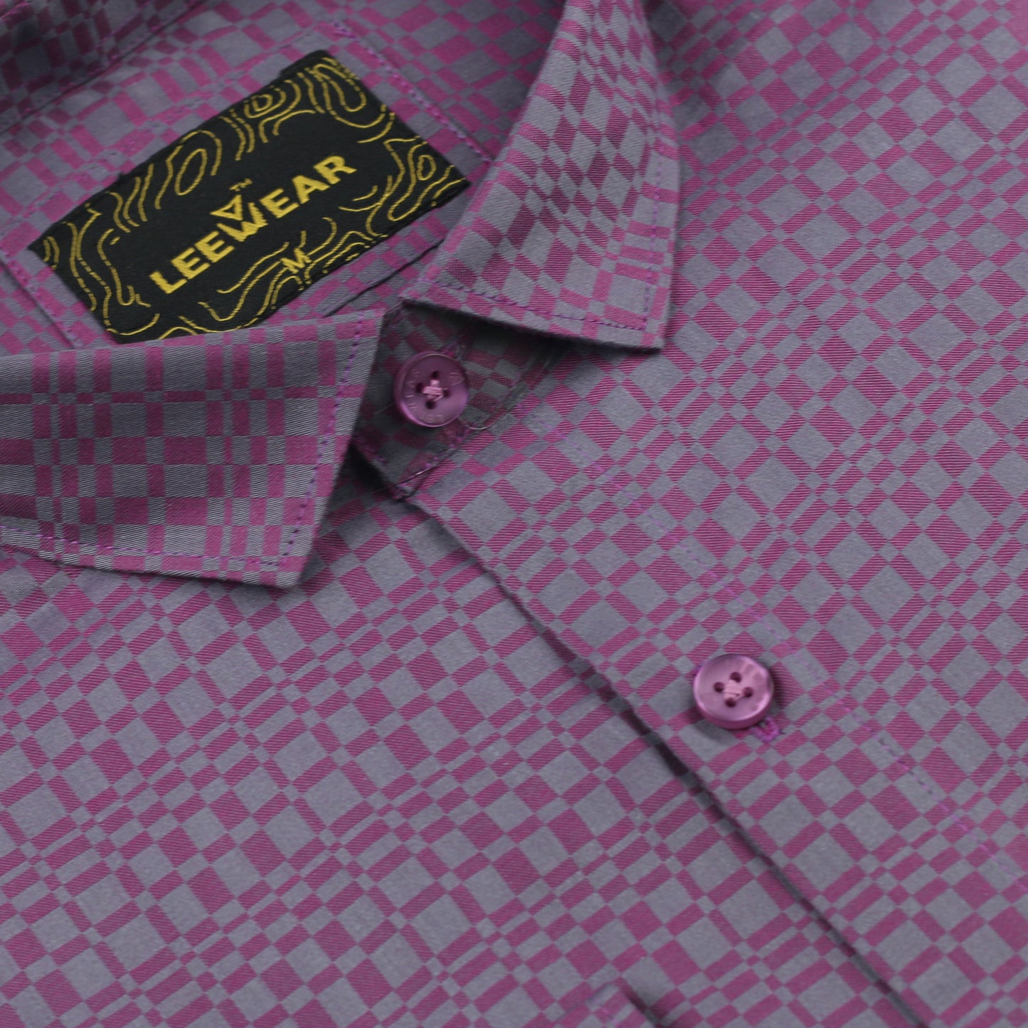 Airvind jacquard cotton long sleeve men's shirt Cosmic SH21120