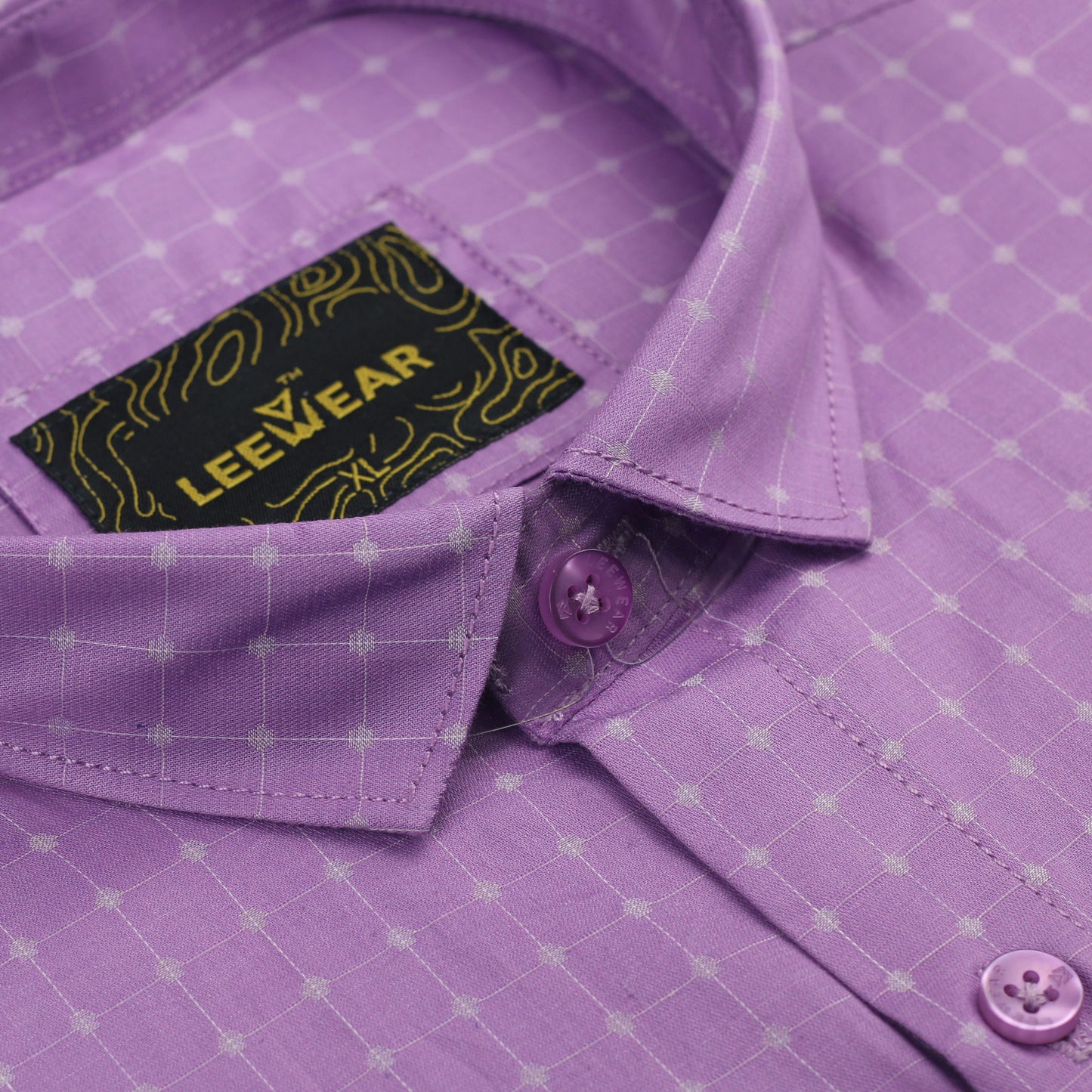 Airvind jacquard cotton long sleeve men's shirt East Side SH21109