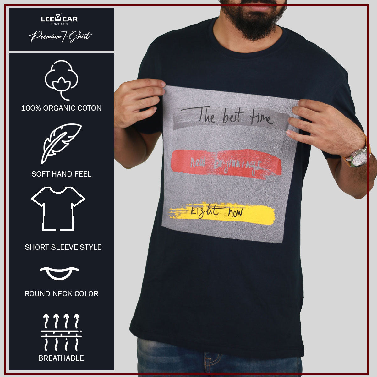 Denim Color Tiger Print T-Shirts TS21105