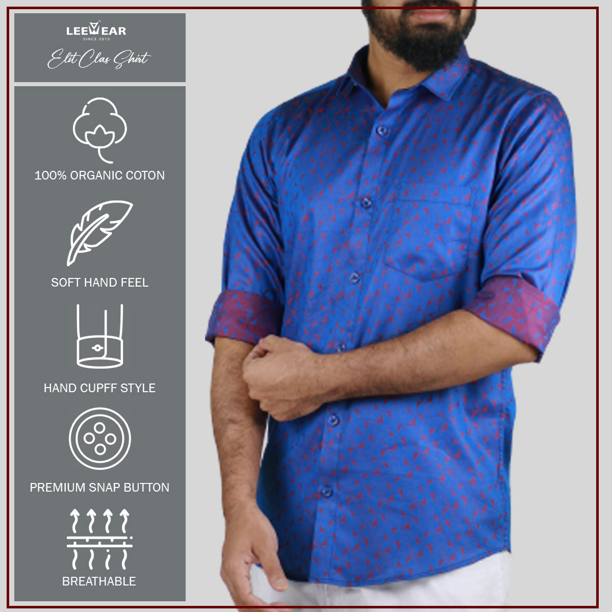 Airvind jacquard cotton long sleeve men's shirt San marino SH21103