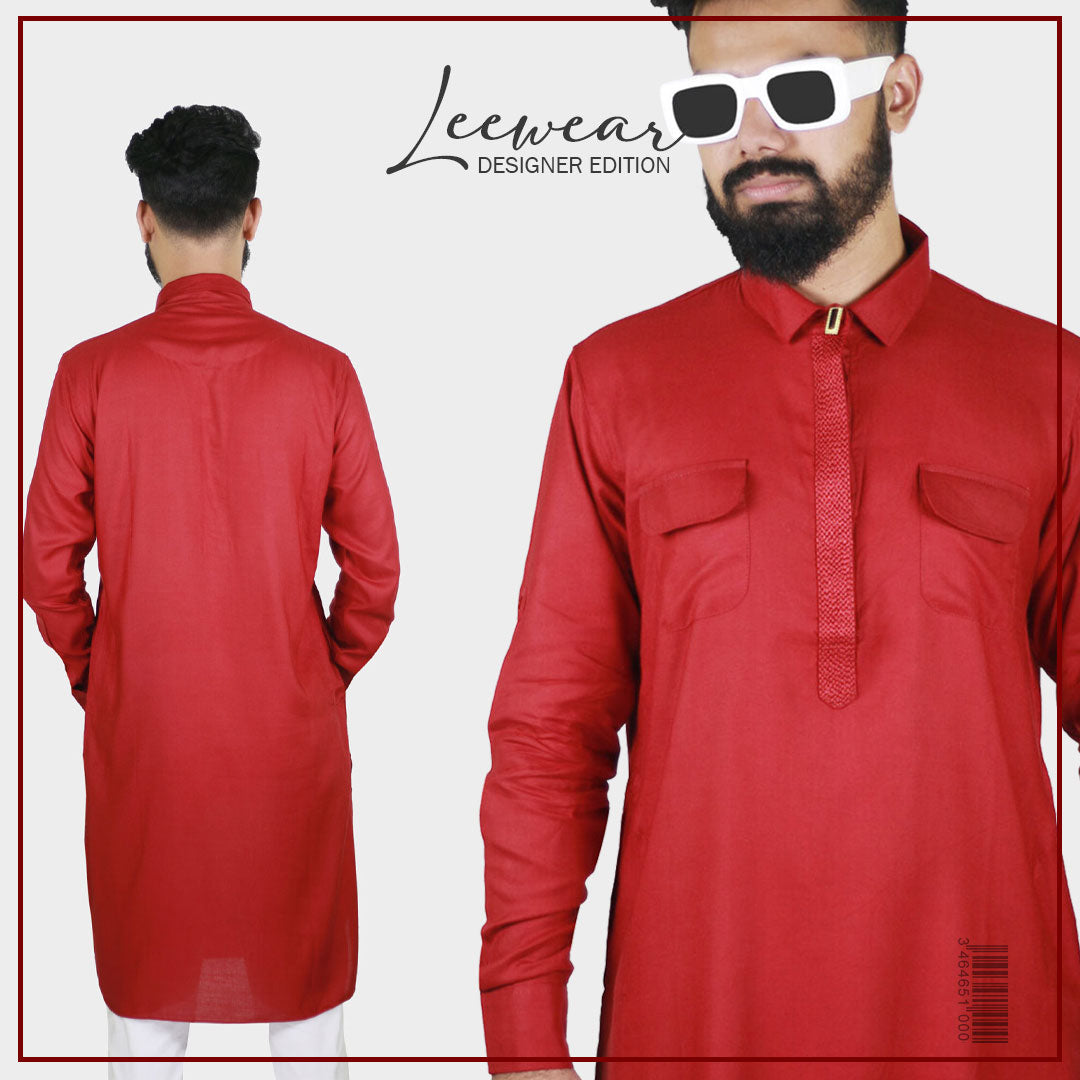 LeeWear's kurta: Stylish Kabli Punjabi Designs for Men PN21125