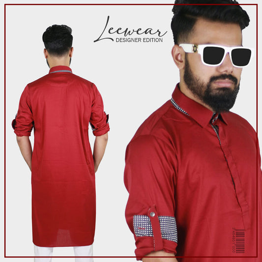 LeeWear's kurta: Stylish Kabli Punjabi Designs for Men PN21124