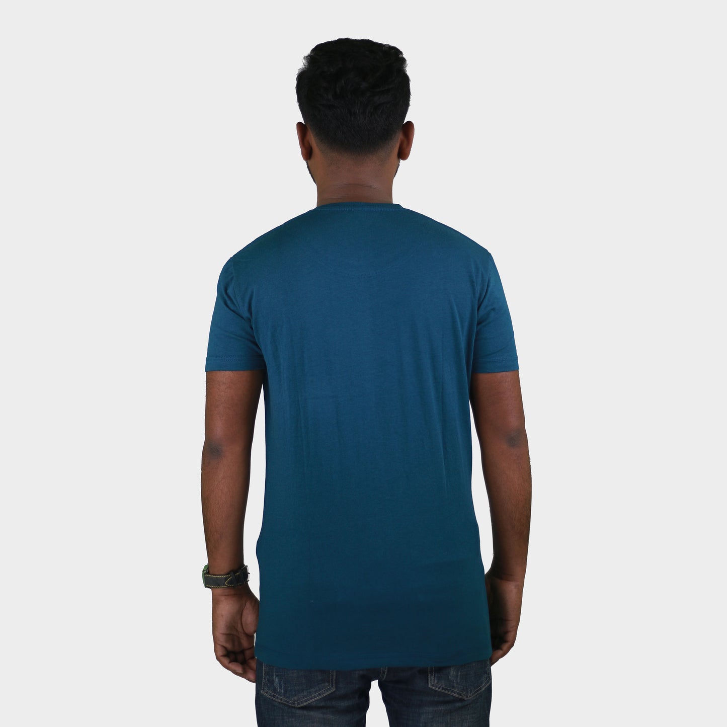 Peacock Ccolor Abstract Print T-Shirts TS21105