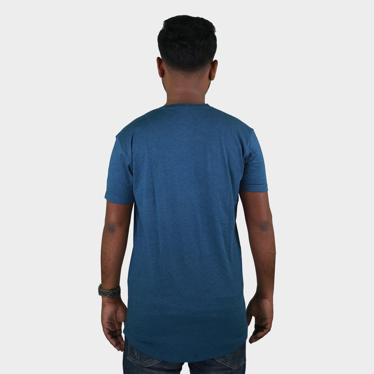 Steelblue Color Gamer Print T-Shirts TS21104