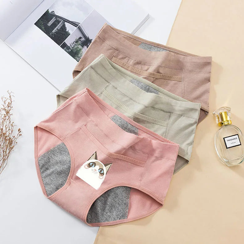 Period Protection Cotton Panty